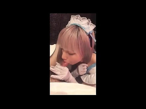 ❤️ جاپاني بت [میوکا]، د فرانسوي نوکرۍ جامې، لومړۍ برخه، بلو جاب او د لوشن سره ټوکر ❤️  په موږ